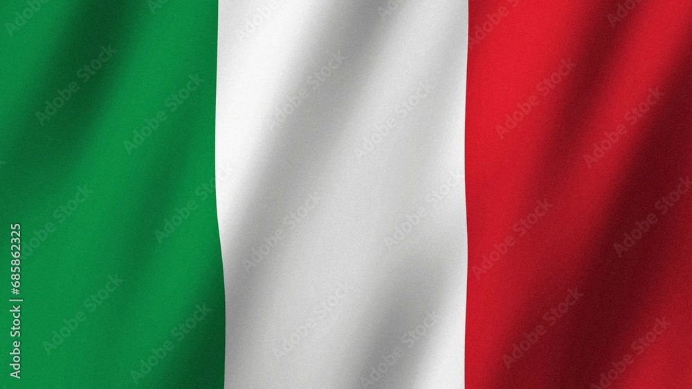 taly flag waving in the wind. Flag of Italy images