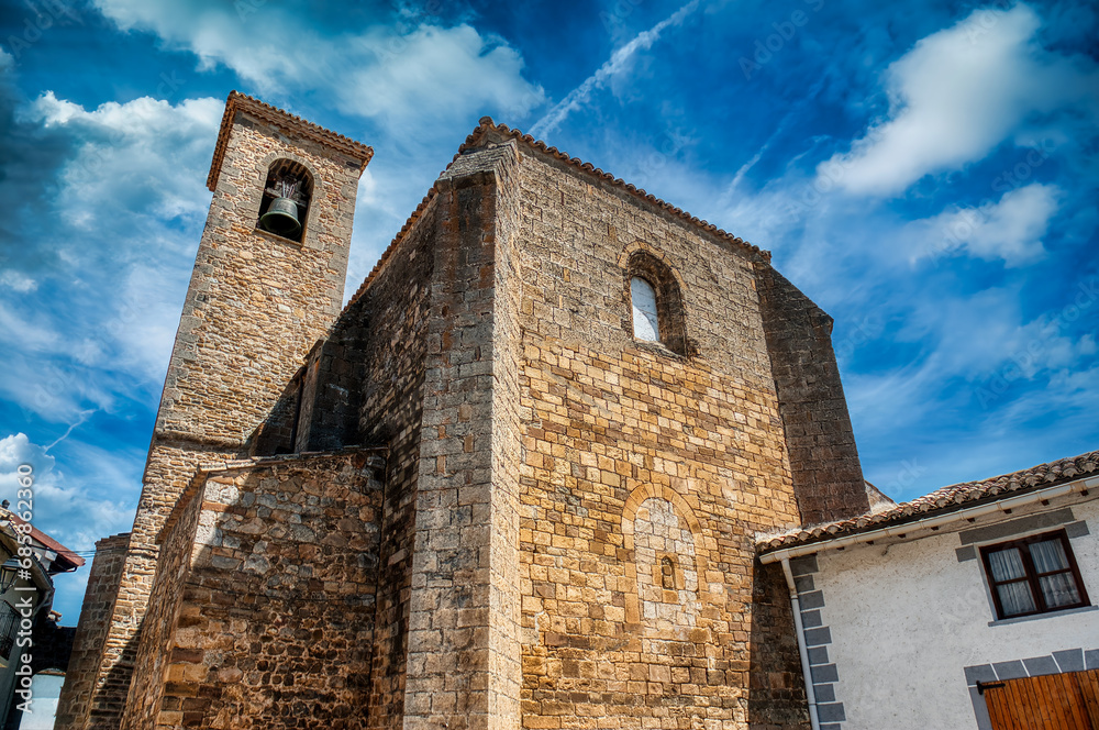 The church of San Esteban is a Catholic parish church located in the municipality of Sigüés (Province of Zaragoza, Spain)