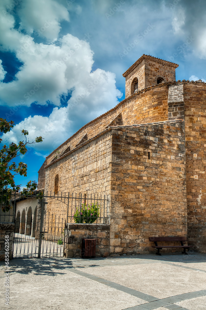 The church of San Esteban is a Catholic parish church located in the municipality of Sigüés (Province of Zaragoza, Spain)