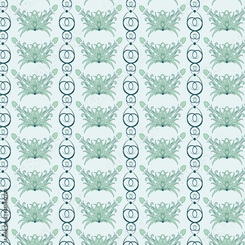 Vintage style seamless vector pattern