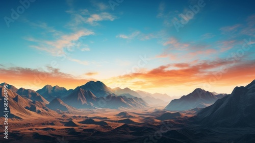 High Alpes Mountains with snow landscape at sunset, Mountain peak, wallpaper