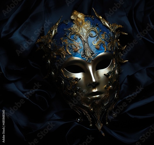 Close-up of Carnival Mask with Venetian Mystery
