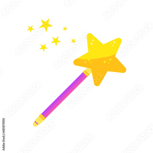 Magic Wand - Vector Illustration	