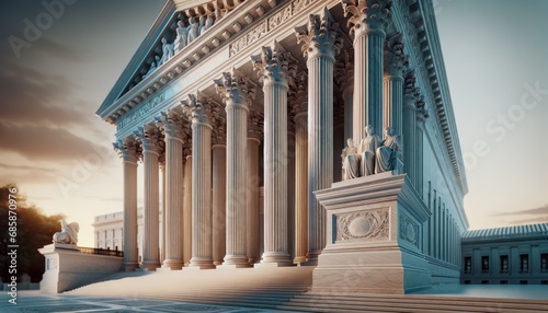 Supreme court columns photo