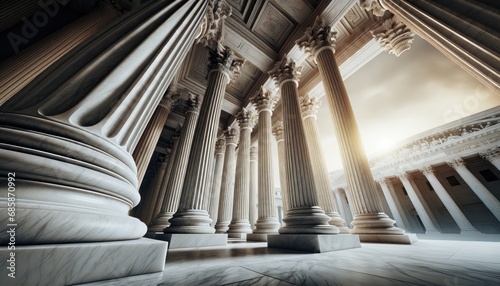 Pillars of the Supreme Court photo