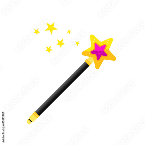 Magic Wand - Vector Illustration	