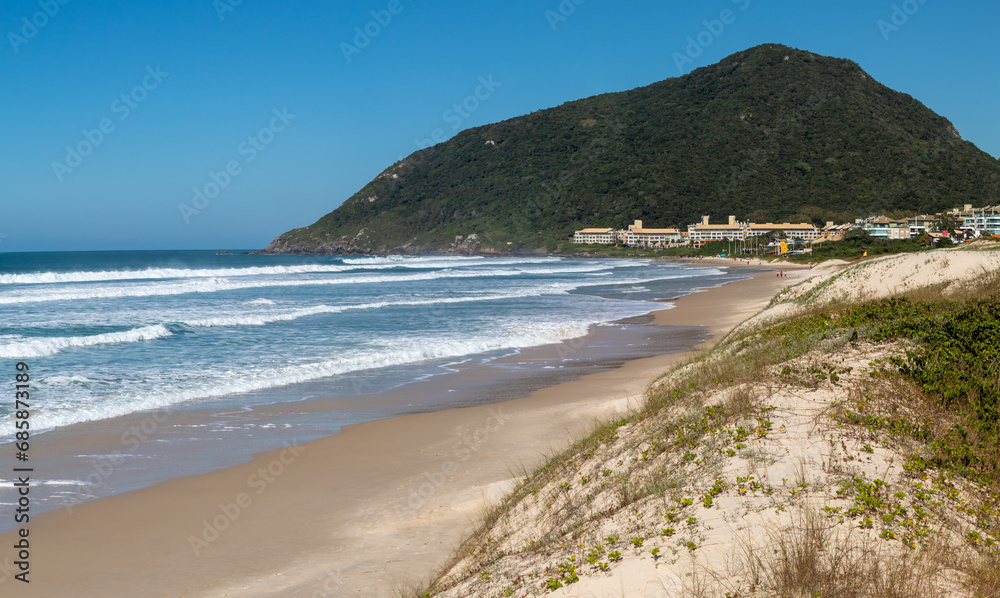 areia da Praia do Santinho Florianópolis Brasil