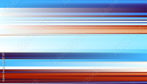 Abstract defocused horizontal background with horizontal smooth blurred lines. Vector texture