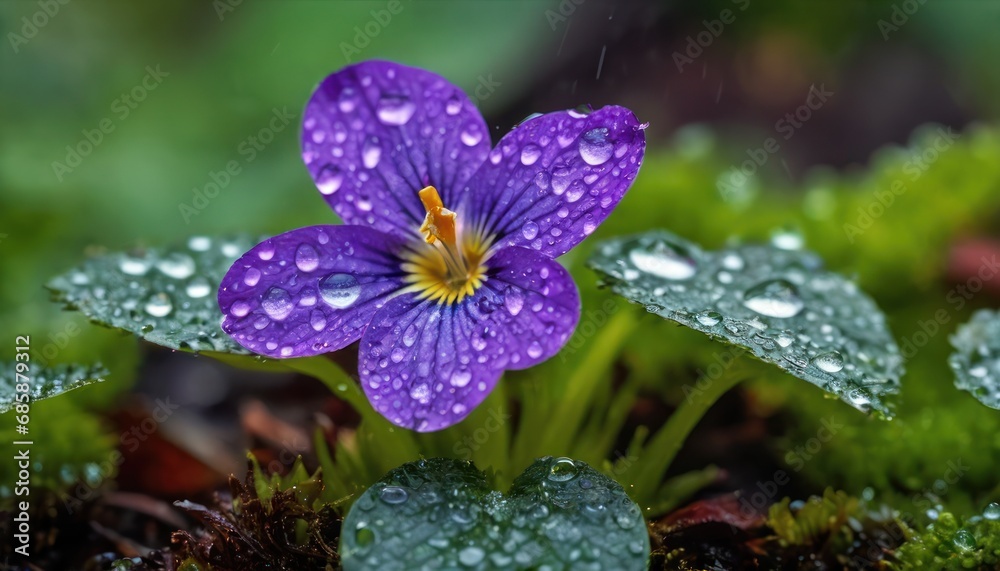 a close up of a plant with water droplets on the ground and a plant with water droplets on the ground. a close up of a plant with water droplets on the ground and a plant with water droplets on the ground.