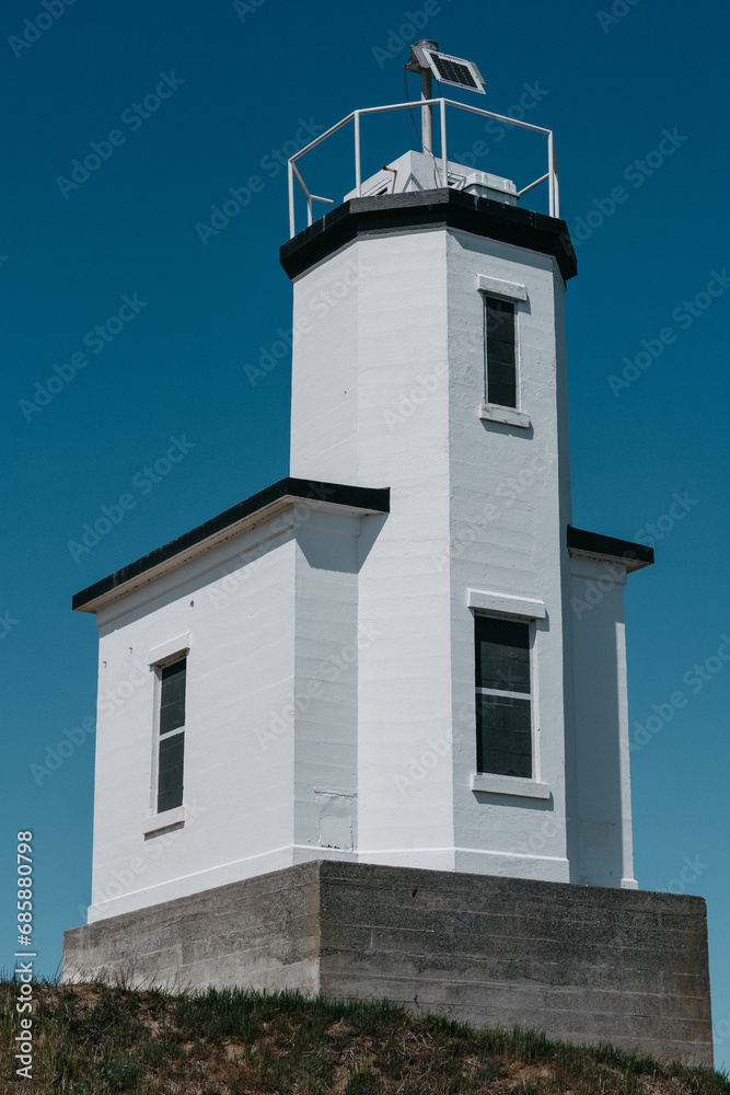 Lighthouse at American Camp State Park on San Juan Island in Washington Lighthouse at American Camp State Park on San Juan Island in Washington