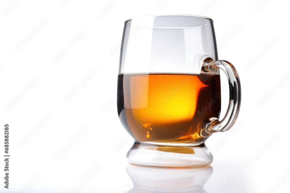 Glass of tee isolated on white Glass of tee isolated on white