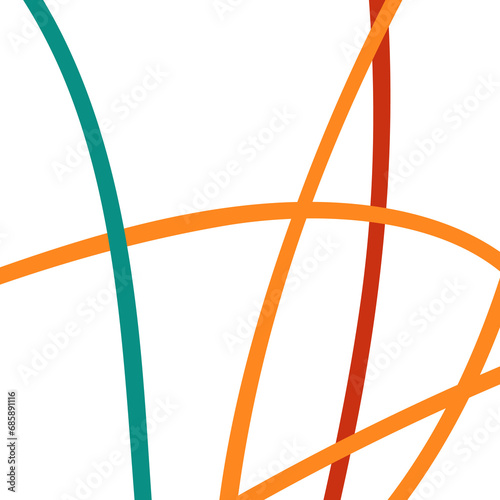 Green red orange lines decorative
