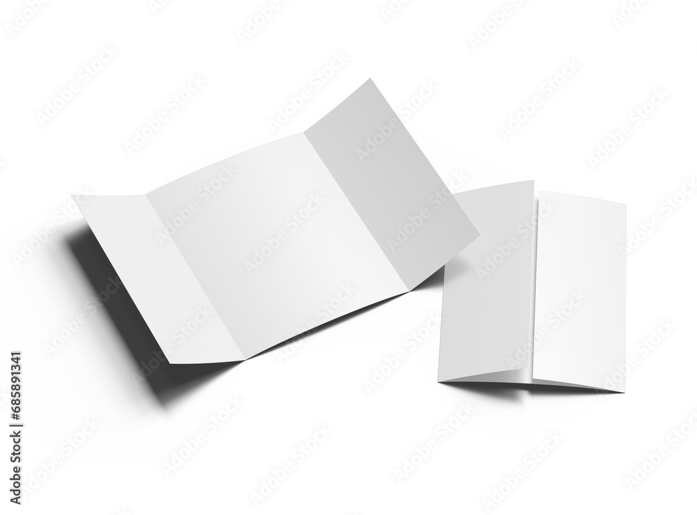 Blank Letter Gate Fold Brochure 8.5x11 inc render on a transparent background Blank Letter Gate Fold Brochure 8.5x11 inc render on a transparent background