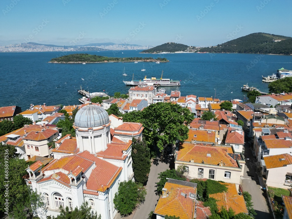 Princes' Islands Istanbul - aerial shot.
