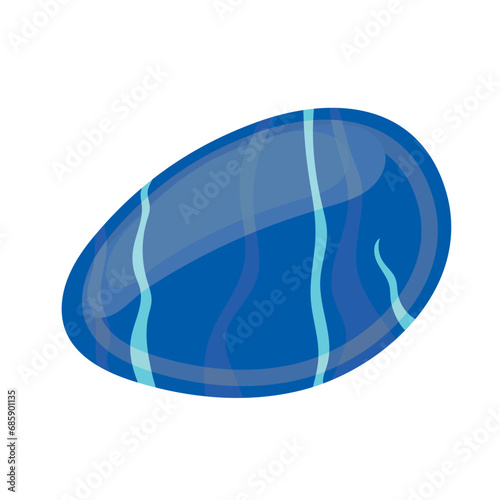 Cuadro en lienzo lapis lazuli stone illustration