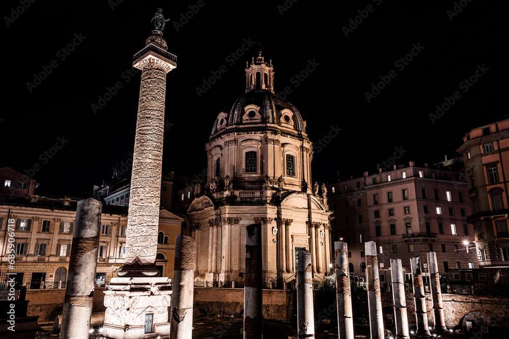 Trajan's Column. Rome, Italy