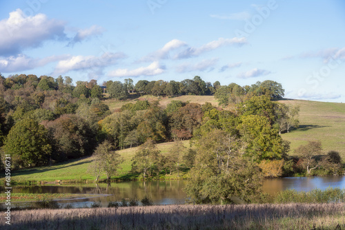 Walking in Wealden, East Sussex, England, on a beutiful autumn day