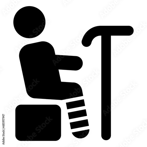 broken leg
