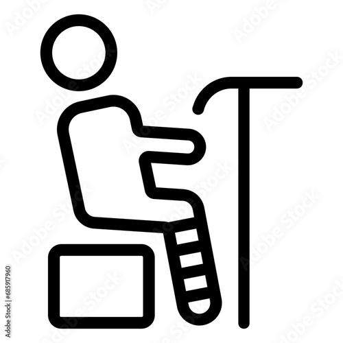broken leg