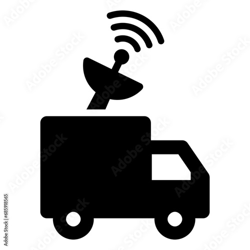satellite truck