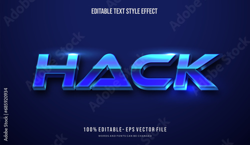 Modern editable text effect vibrant modern color shiny. Text style effect. Editable fonts vector files