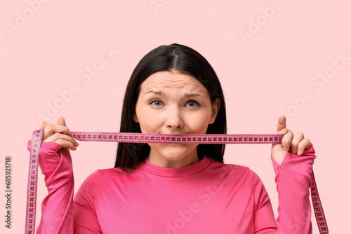 Beautiful young woman with ...