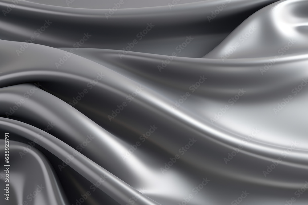 Fototapeta premium a flat and sleek grey glossy very smooth opalicent texture