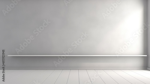 Wallpaper Mural An empty, superflat light grey background with gentle light and shadows from windows, perfect for product presentations.Product Mockup Torontodigital.ca