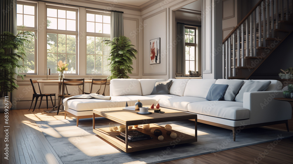 Fototapeta premium modern living room