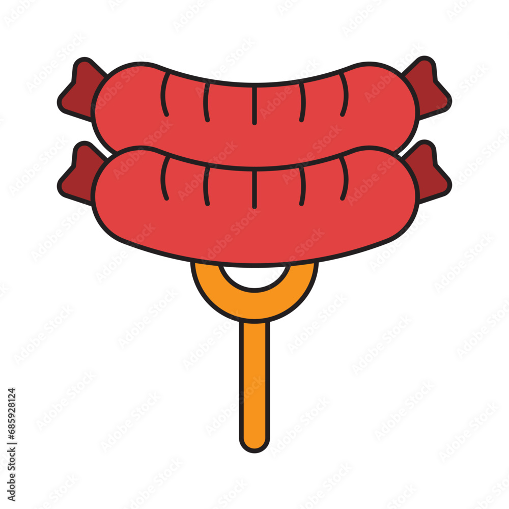 Sausage icon vector design templates simple and modern Sausage icon vector design templates simple and modern