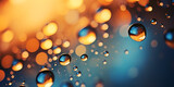 drops of water,Closeup oily bubbles and droplets in colourful watery backdrop,Beautiful Rainy Day Raindrops On Glass Rainy Day,Oily Elegance: Closeup Bubbles and Droplets in Colourful Water,drops,