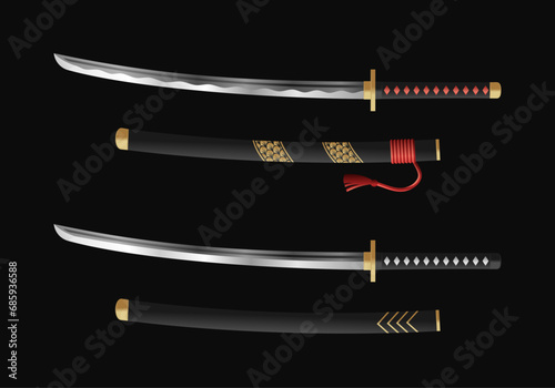 Realistic Katana photo