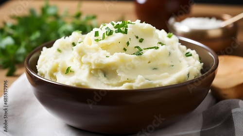 Classic and creamy mashed potatoes
