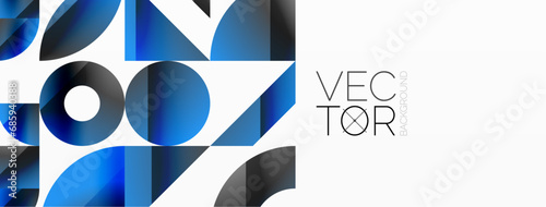 Geometric minimalism with triangles and circles. Blend of basic shapes creating serene, visually pleasing compositions. Wallpaper, banner, background, landing page, wall art, invitation, prints