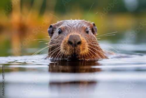 A Beaver portrait, wildlife photography