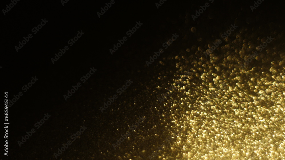 Golden Glitter Bokeh - Radiant and Shimmering Light Effects, Ideal for Adding a Touch of Luxury and Sparkle to Various Creative Projects.