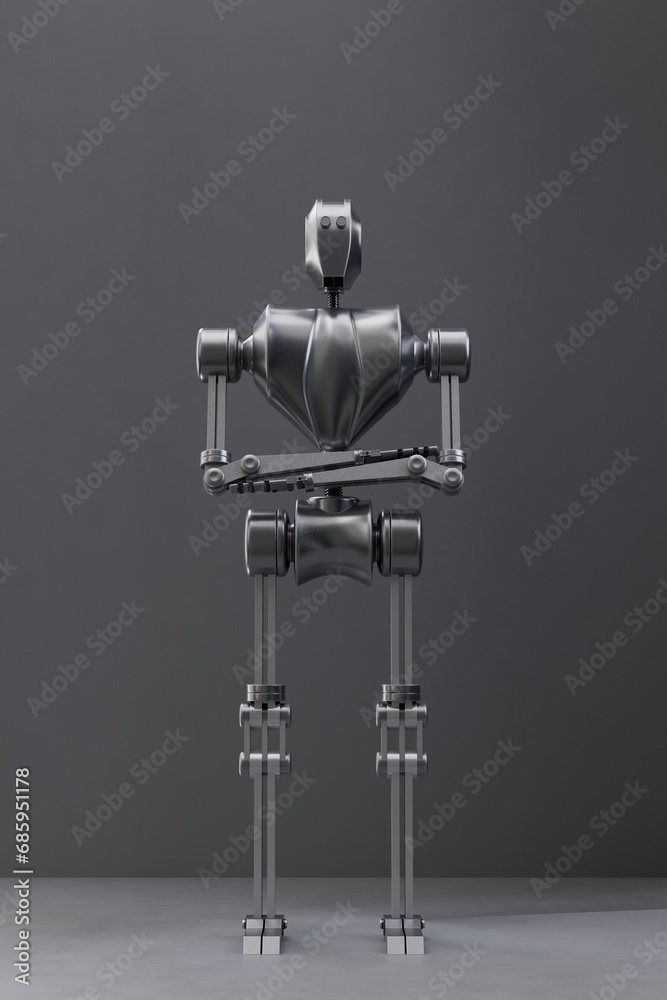 confidence and assertiveness, the AI robot stands tall with arms crossed, emanating a commanding presence and unwavering self-assurance confidence and assertiveness, the AI robot stands tall with arms crossed, emanating a commanding presence and unwavering self-assurance