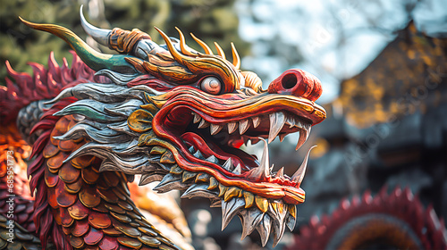 龍のイメージ - image of Chinese Dragon - No1-2 Generative AI photo