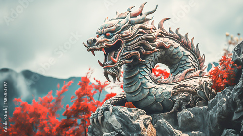 龍のイメージ - image of Chinese Dragon - No1-1 Generative AI photo