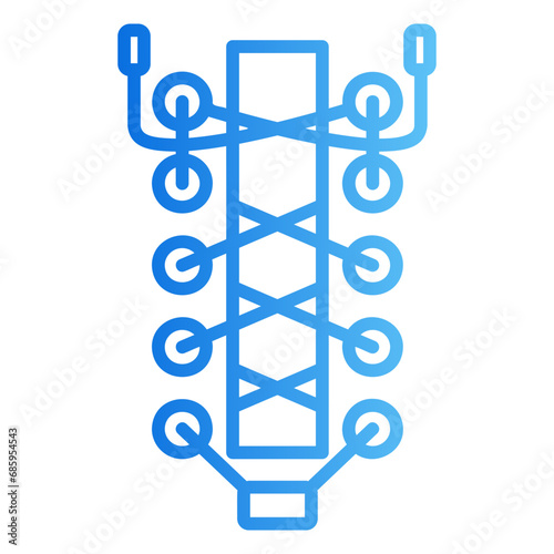 shoelace gradient icon