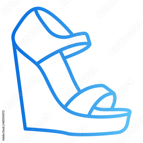wedges gradient icon