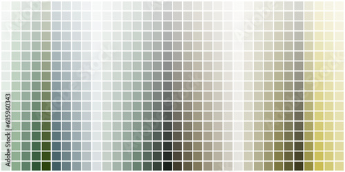 CMYK press color chart. Vector illustration. EPS 10.