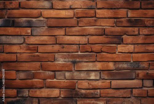 Brown Brick Wall Background Pattern. Ai generated Images
