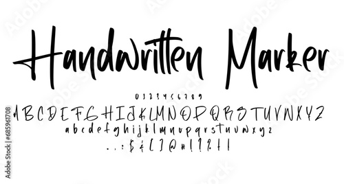 handwritten marker font Best Alphabet Alphabet Brush Script Logotype Font lettering handwritten
