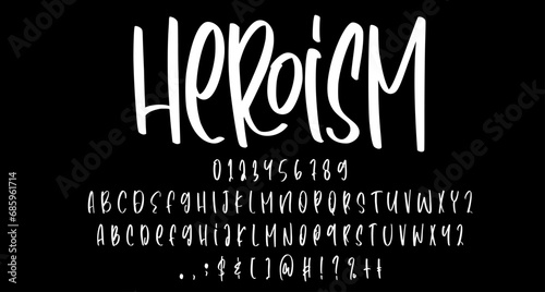 heroism handwritten brush font Best Alphabet Alphabet Brush Script Logotype Font lettering handwritten