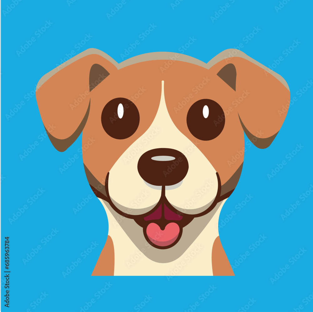 Vector illustration of a dog Vector illustration of a dog