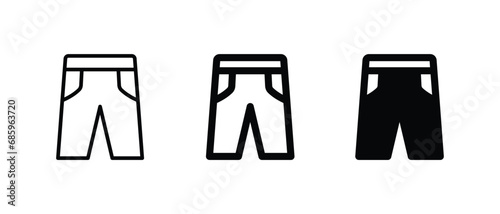 Pants icon vector illustration for web  ui  and mobile apps