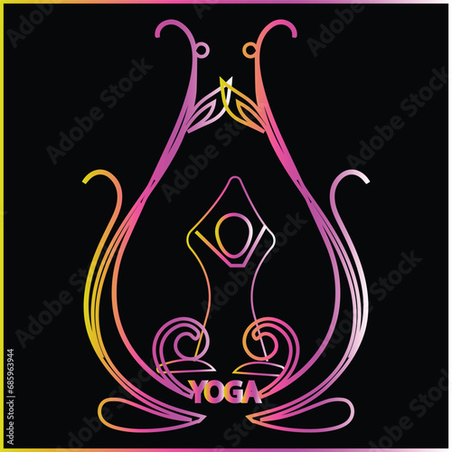 yoga lotus posture