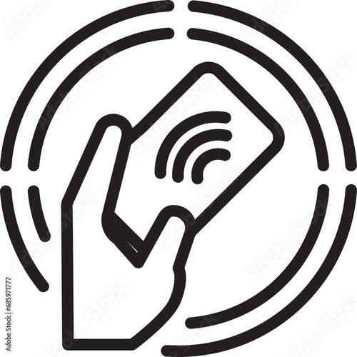 NFC technology icon