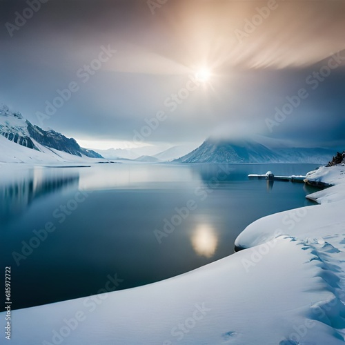 lake in winter © Hammad